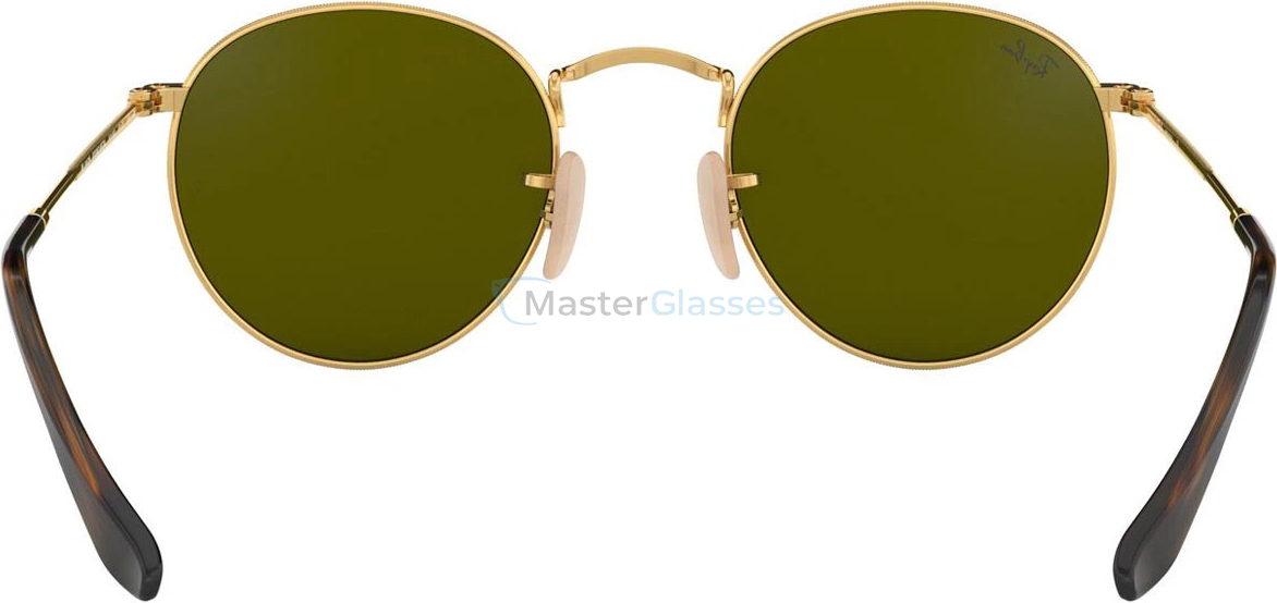   Ray-Ban Round Flat Lenses RB3447N 001/8O