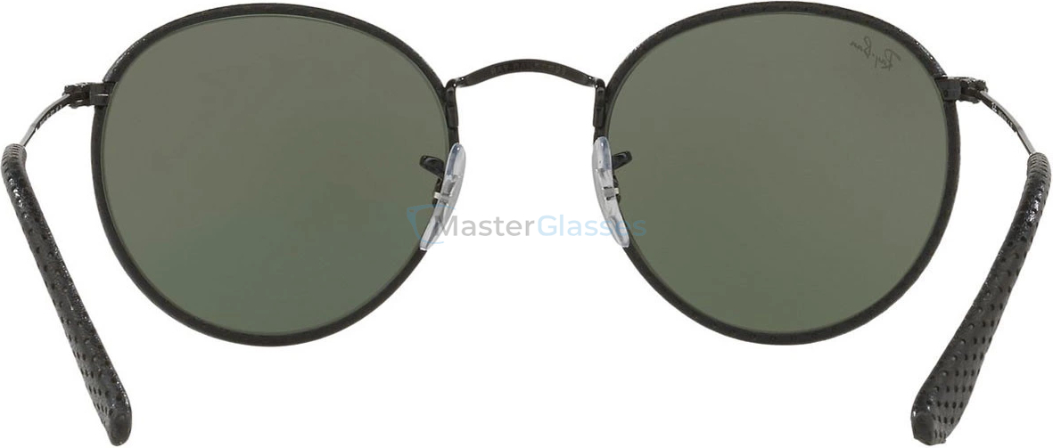   Ray-Ban Round Craft RB3475Q 9040 Leather Black