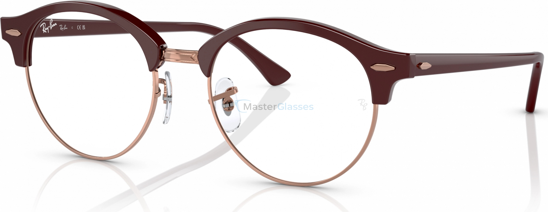  Ray-Ban Clubround RX4246V 8230 Bordeaux