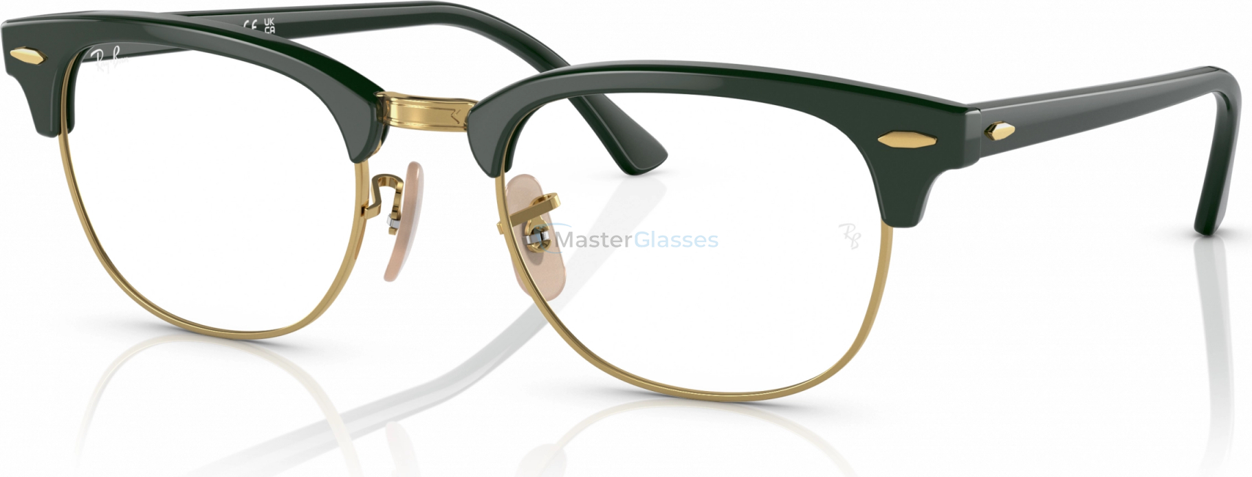  Ray-Ban Clubmaster RX5154 8233 Green On Arista