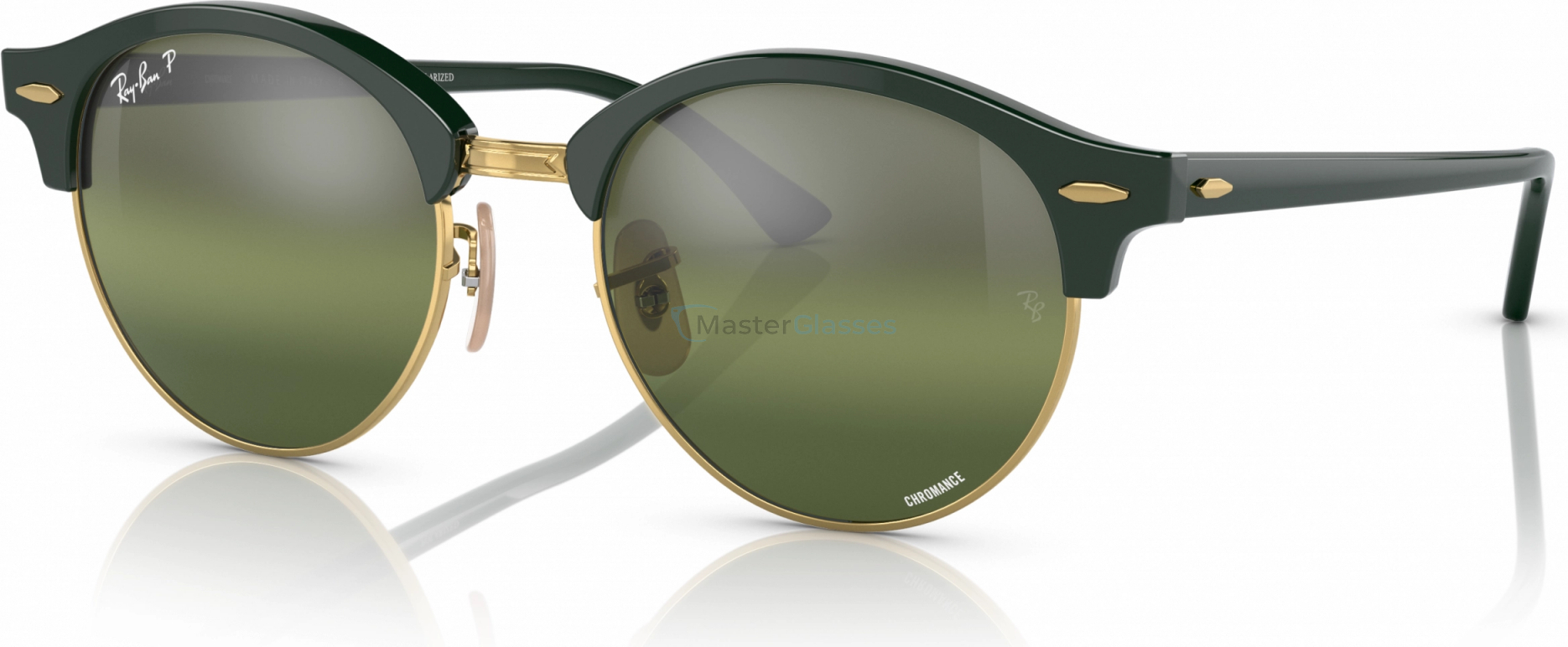   Ray-Ban Clubround RB4246 1368G4 Green On Arista