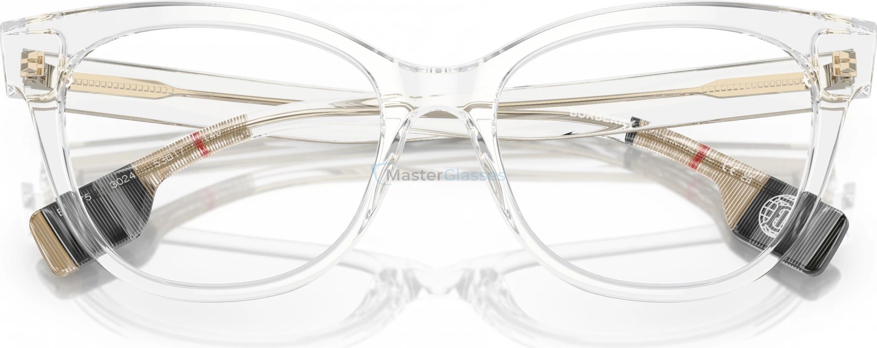  Burberry EVELYN BE2375 3024 Transparent