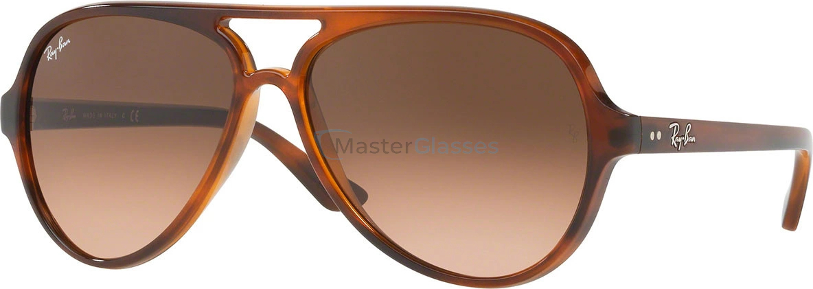   Ray-Ban Cats 5000 RB4125 820/A5 Stripped Havana