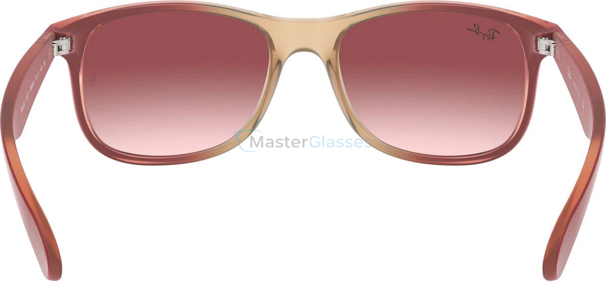 Солнцезащитные очки Ray-Ban Andy RB4202 63698H Grad Bord On Rubber Lt Pink Tr