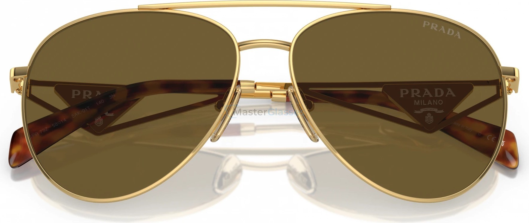   Prada PR 73ZS 5AK01T Gold