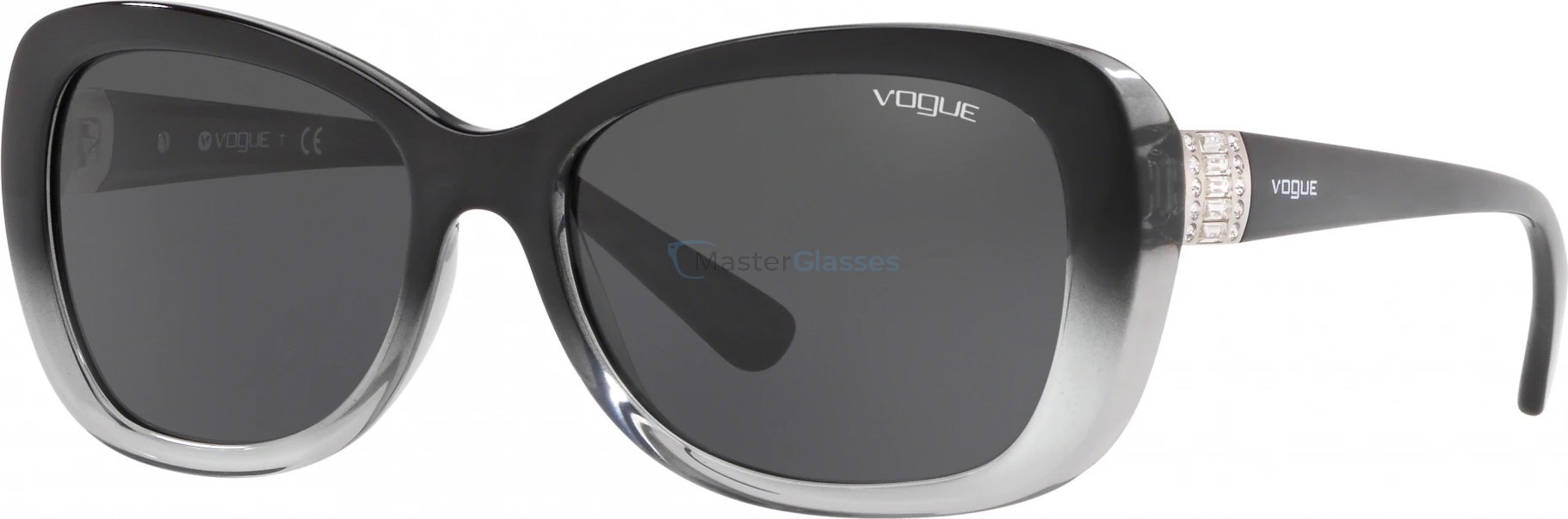  Vogue VO2943SB 188087 Top Black Grad Grey Tr