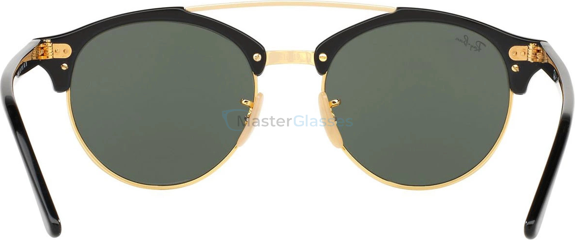   Ray-Ban Clubround Doublebridge RB4346 901 Black