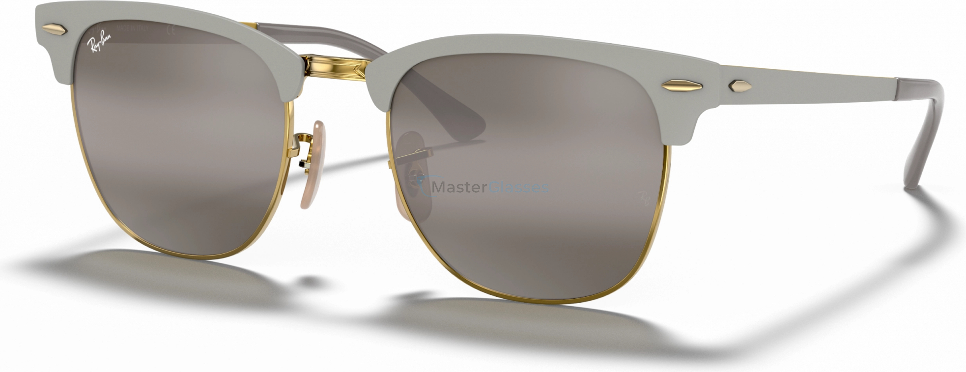   Ray-Ban Clubmaster Metal RB3716 9158AH Gold On Top Matte Gre