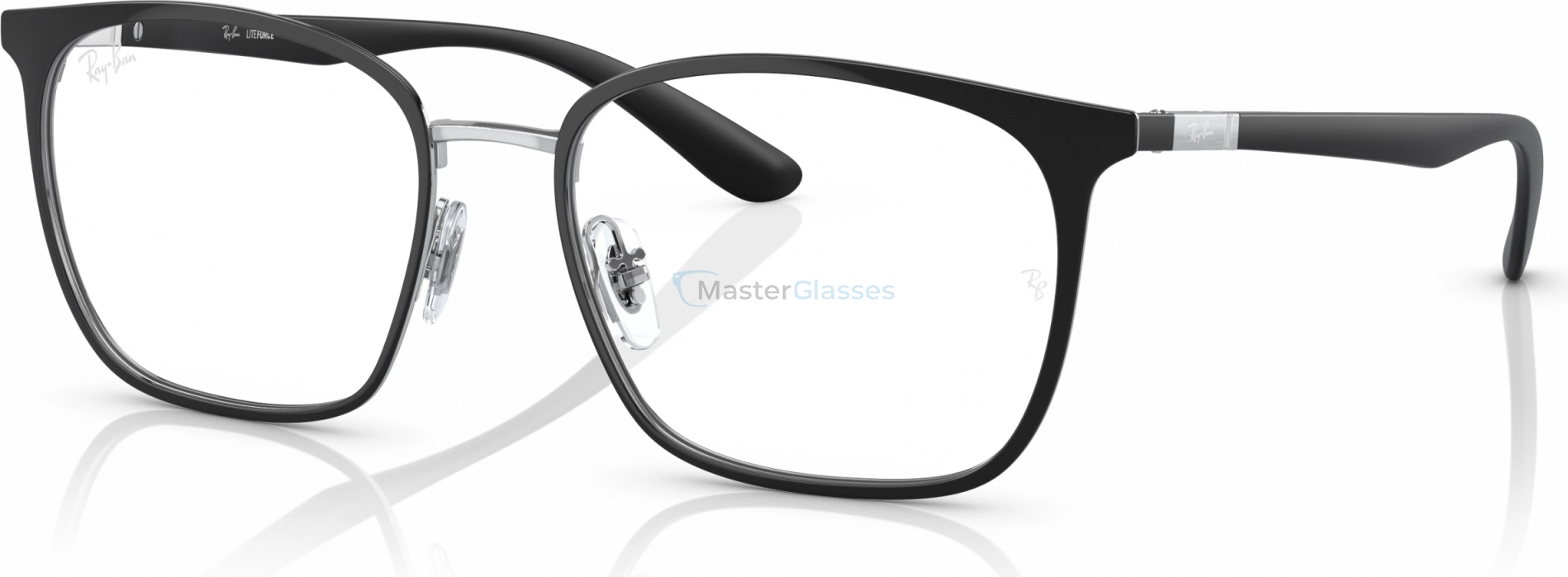  Ray-Ban RX6486 2861 Black On Silver