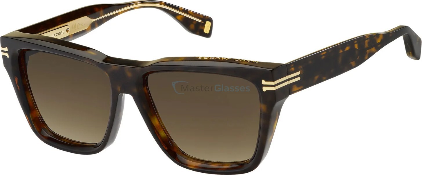   MARC JACOBS MJ 1002/S KRZ, : HAVNCRYST, BROWN SF