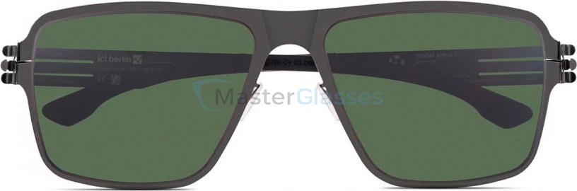   Ic! Berlin IB-Steve B. Gun-Metal Black Green Polarized Donnerstag