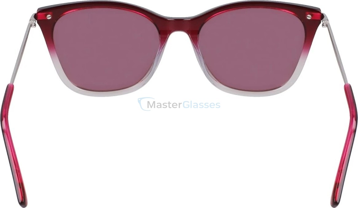   DKNY DK711S 510,  CRYSTAL PLUM/SMOKE GRADIENT, WINE RED