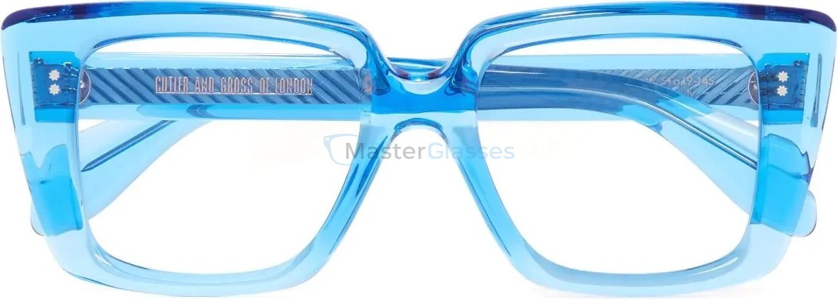  CUTLER GROSS 1401 A7,  blue crystal, clear