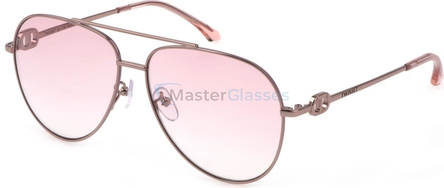   TWINSET STW005 SBS,  shiny escada pink w/coloured p, pink gradient