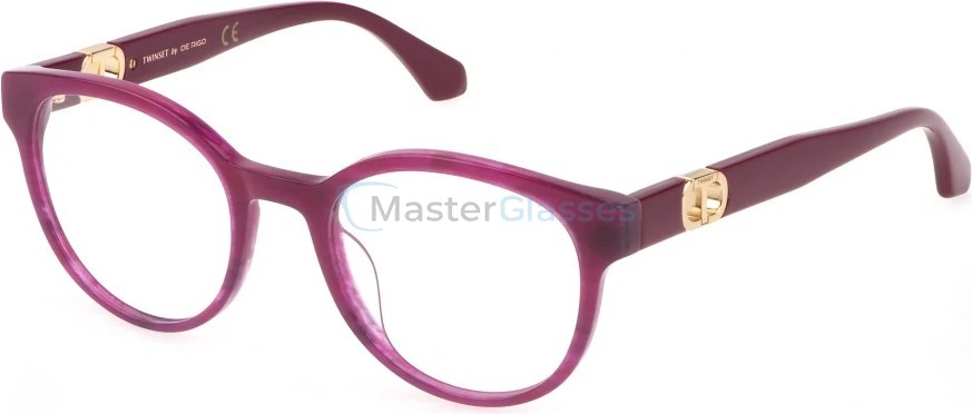  TWINSET VTW008 7N7,  fuxia marbled, clear