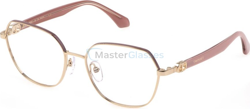  TWINSET VTW010 323,  shiny rose gold with pink part, clear
