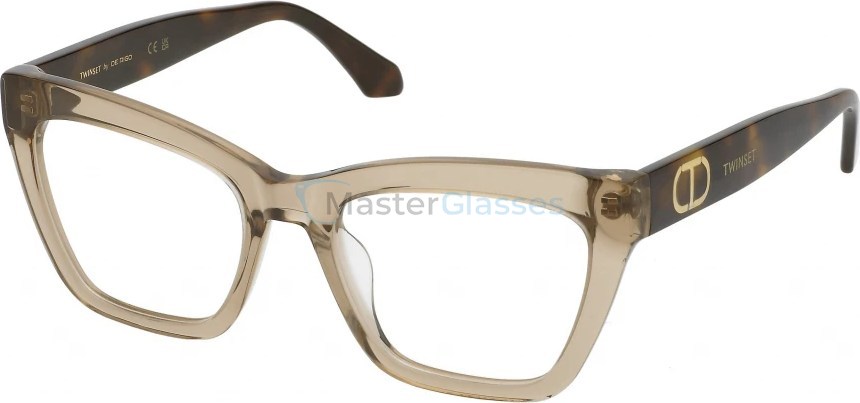  TWINSET VTW013 7AY,  shiny transp.brown, clear