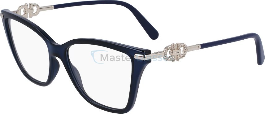  SALVATORE FERRAGAMO SF2949R 432,  TRANSPARENT BLUE, CLEAR