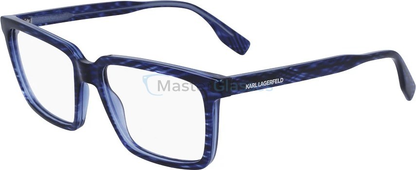  KARL LAGERFELD KL6113 422,  STRIPED BLUE, CLEAR