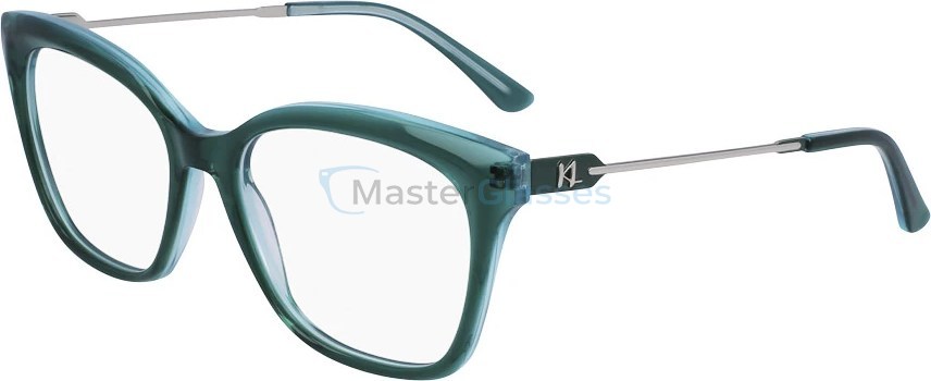  KARL LAGERFELD KL6108 314,  GREEN/LIGHT GREEN, CLEAR