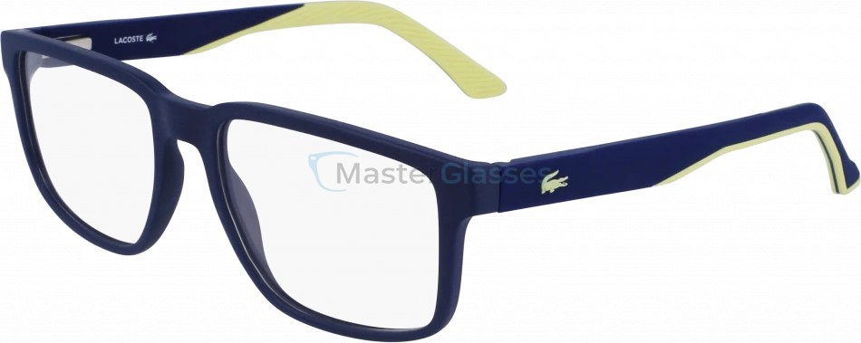  LACOSTE L2912 401,  MATTE BLUE, CLEAR