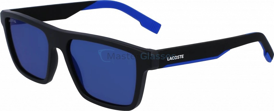   LACOSTE L998S 003,  MATTE BLACK/BLUE, BLUE