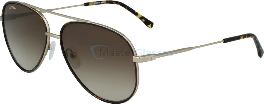   LACOSTE L247S 710,  MATTE GOLD, BROWN