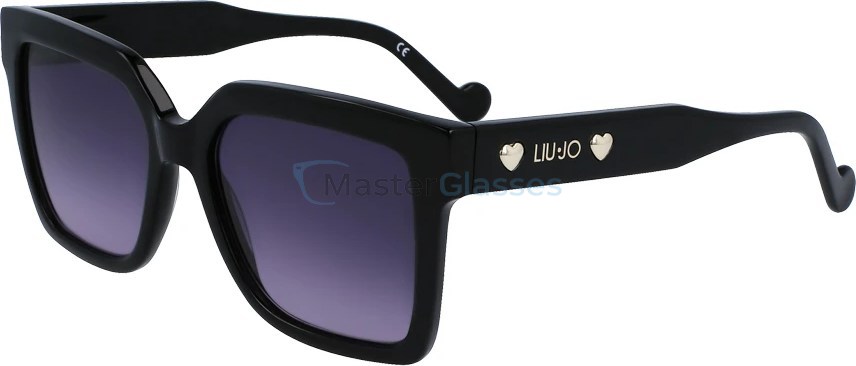   LIU JO LJ771S 001,  BLACK, PURPLE