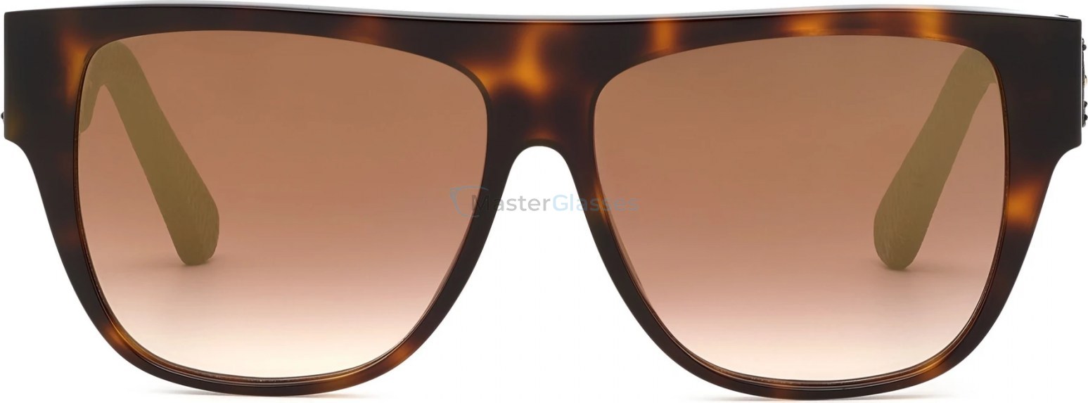   ROBERTO CAVALLI SRC013 0748,  DARK HAVANA ORANGE SPOTT, BROWN GRADIENT