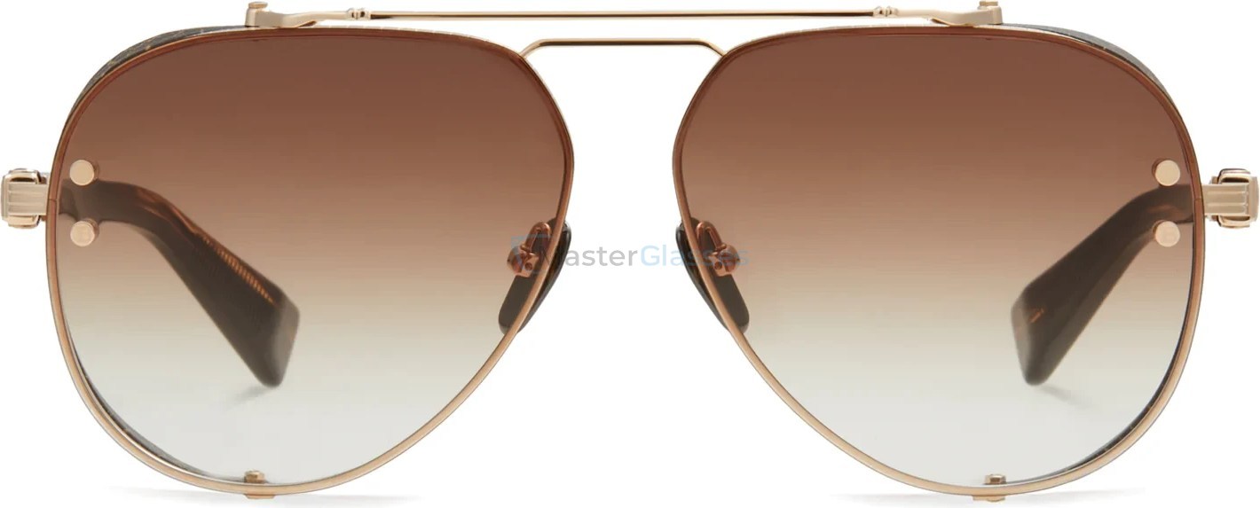  BALMAIN CAPTAINE GLD-BRN,  DARK BROWN TO CLEAR, DARK BROWN TO CLEAR