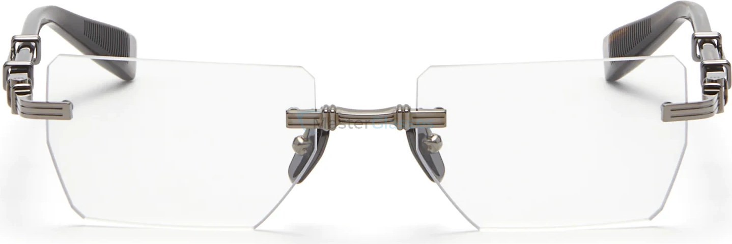  BALMAIN PIERRE BLK - BRN,  RHODIUM - BROWN, CLEAR