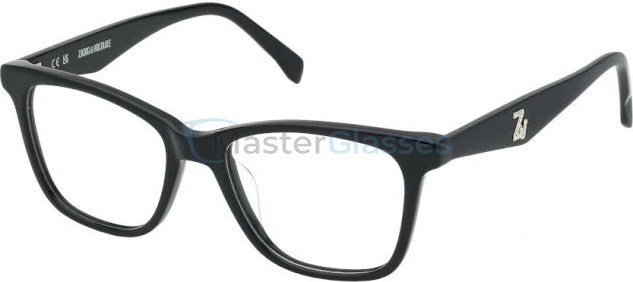  ZADIG VOLTAIRE  ZV350S,  SHINY BLACK, CLEAR