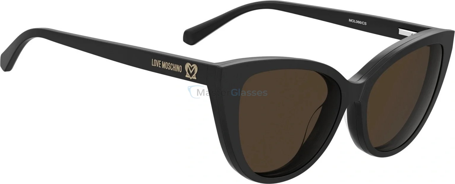 Оправа с солнцезащитным клипоном MOSCHINO LOVE MOL066/CS 807 BLACK