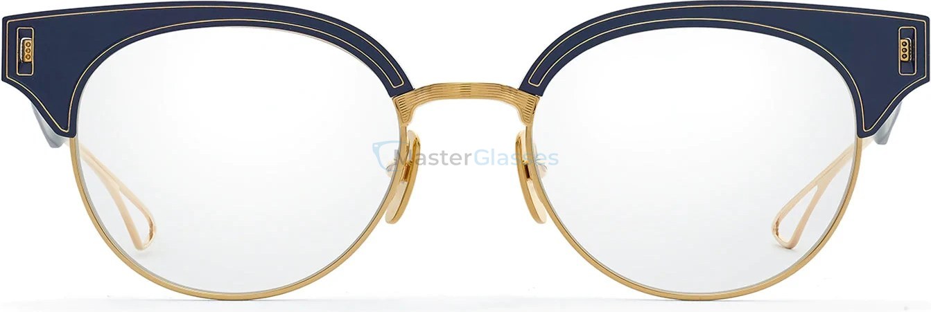  DITA BRIXA 03,  MATTE NAVY - YELLOW GOLD, CLEAR