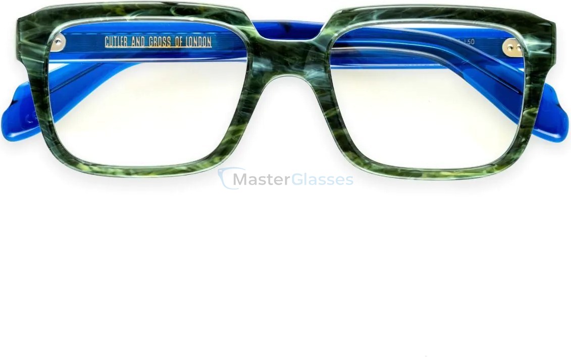  CUTLER GROSS 9289 A5,  MARMO VERDE+MONOC BLUE, CLEAR