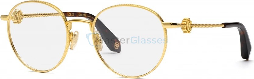  ROBERTO CAVALLI VRC047 0400,  YELLOW GOLD, CLEAR