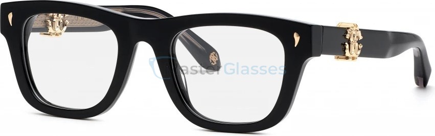  ROBERTO CAVALLI VRC052 700Y,  SHINY BLACK, CLEAR