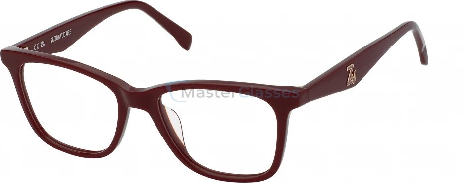  ZADIG VOLTAIRE VZV350 09FH,  SHINY FULL BORDEAUX, CLEAR