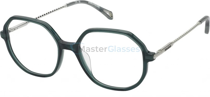  ZADIG VOLTAIRE VZV382 0J80,  TRANSP.PETROLEUM GREEN, CLEAR