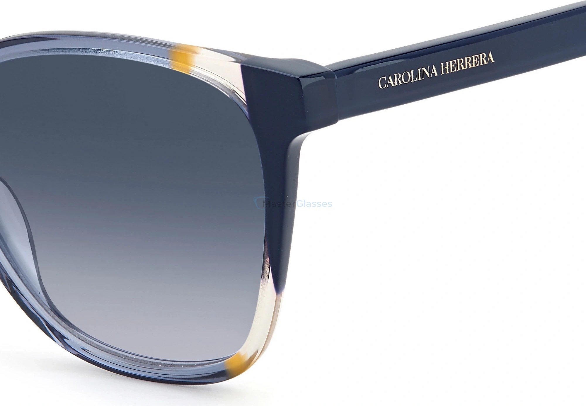   CAROLINA HERRERA CH 0061/S RTC,  BLUE ORNG, GREY DS