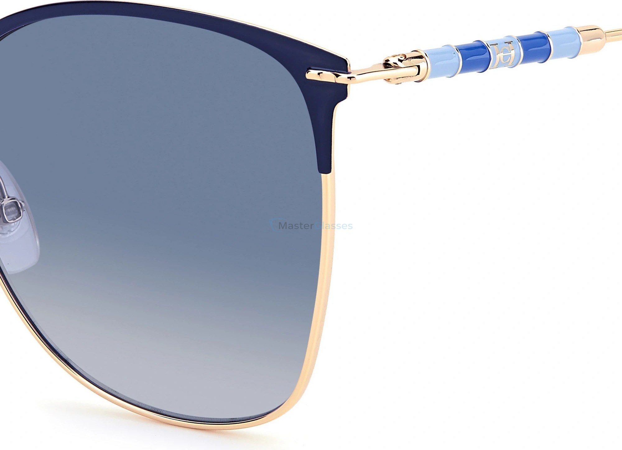   CAROLINA HERRERA CH 0036/S LKS,  GOLD BLUE, GREY DS