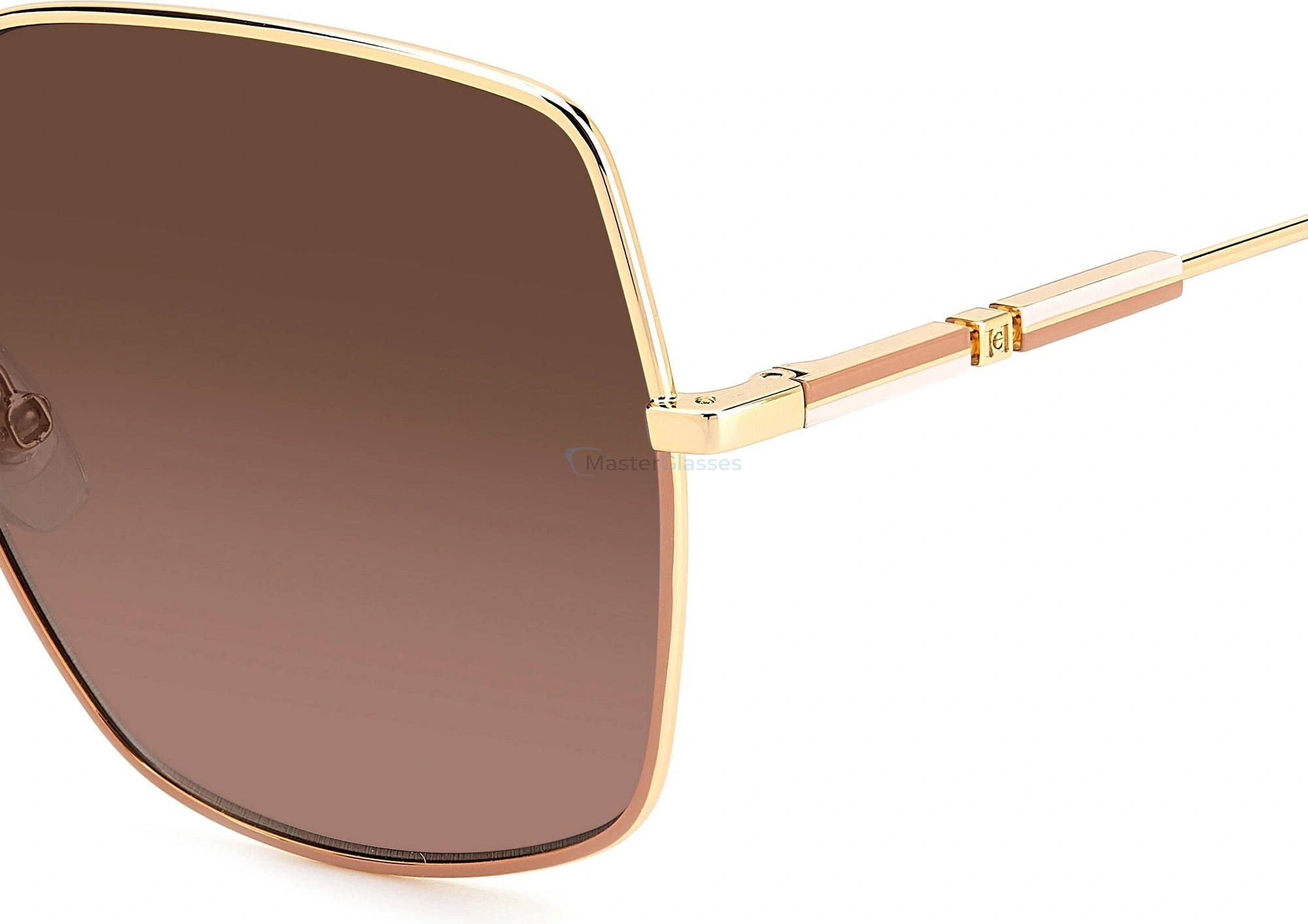   CAROLINA HERRERA HER 0139/S BKU,  GOLD NUDE, BROWN SF