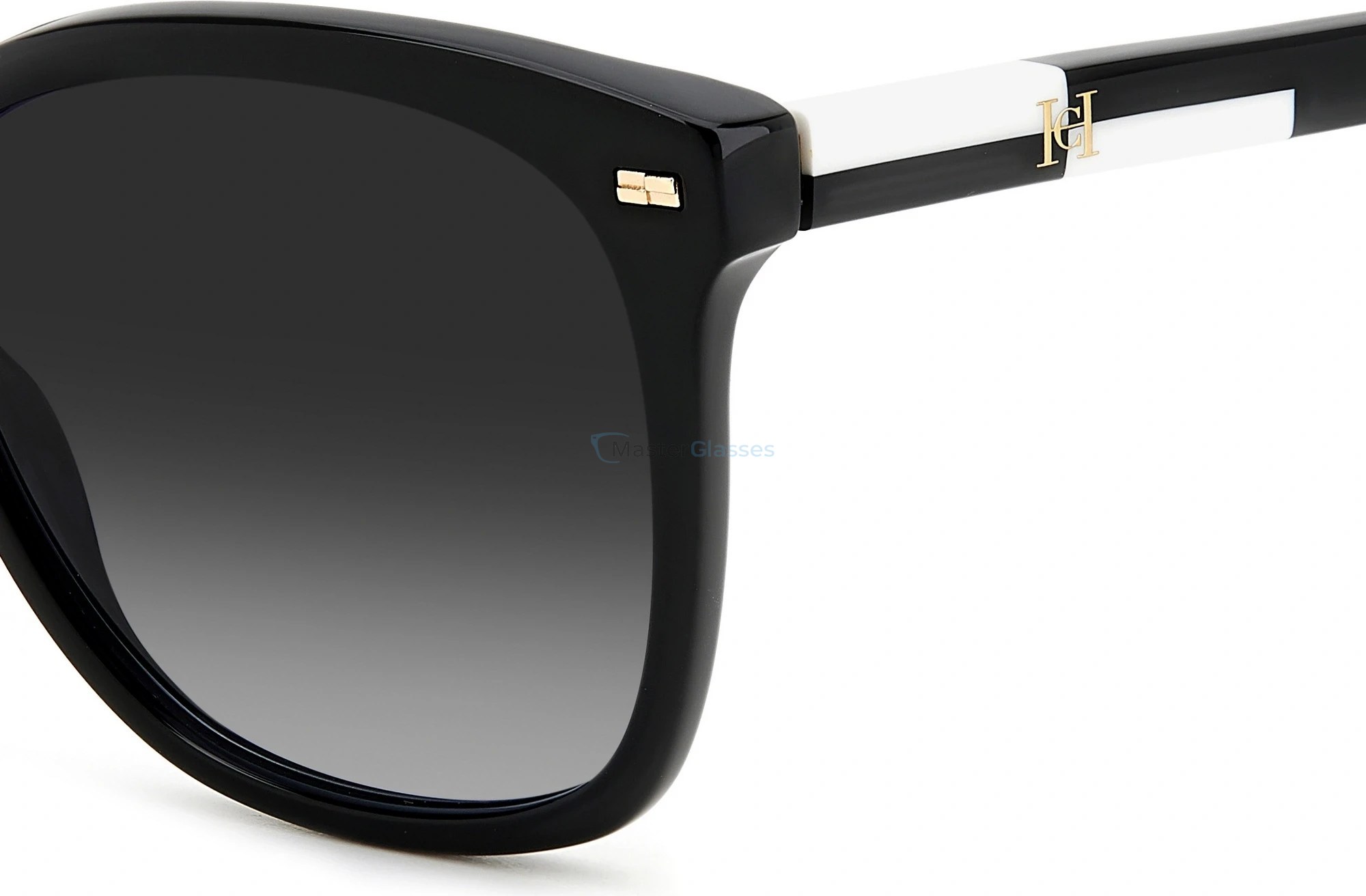   CAROLINA HERRERA HER 0137/S 80S,  BLCK WHTE, DARK GREY SF