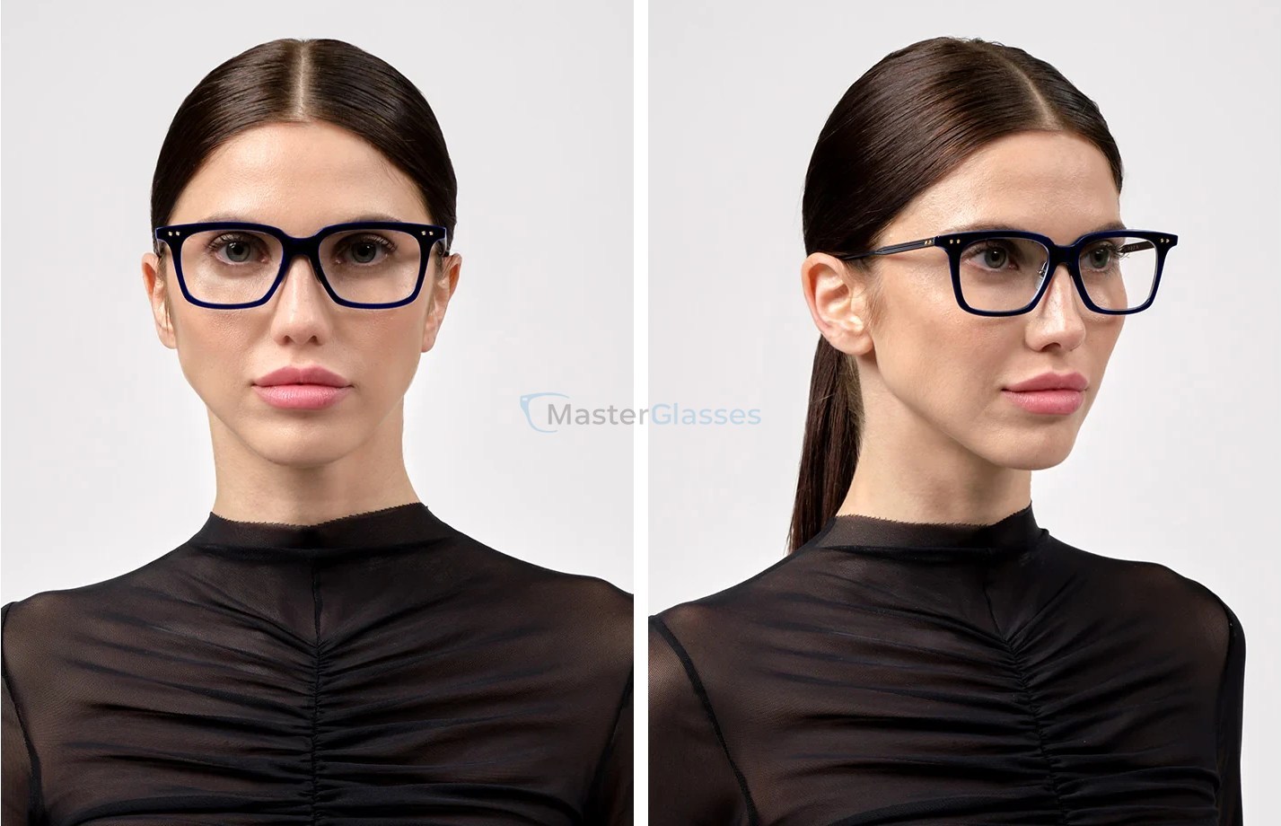  DITA ARINU,  NAVY - SILVER, CLEAR