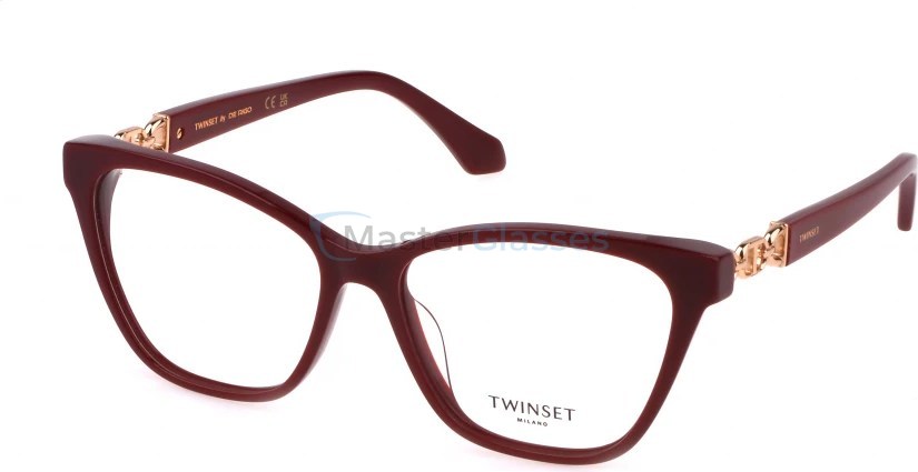  TWINSET VTW032 09FH,  SHINY FULL BORDEAUX, CLEAR