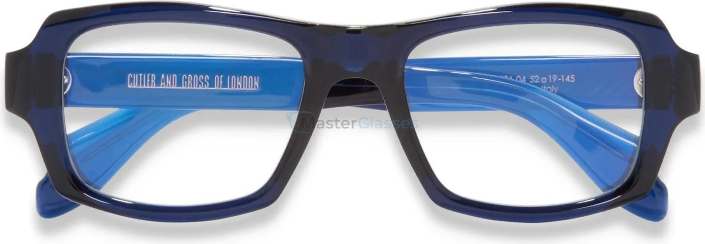  CUTLER GROSS 9894 04,  CLASSIC NAVY BLUE, CLEAR