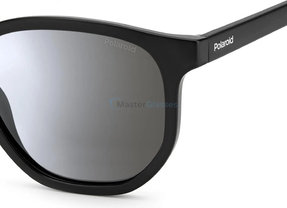   POLAROID PLD 2095/S 003,  MTT BLACK, GREYSLV FL PZ