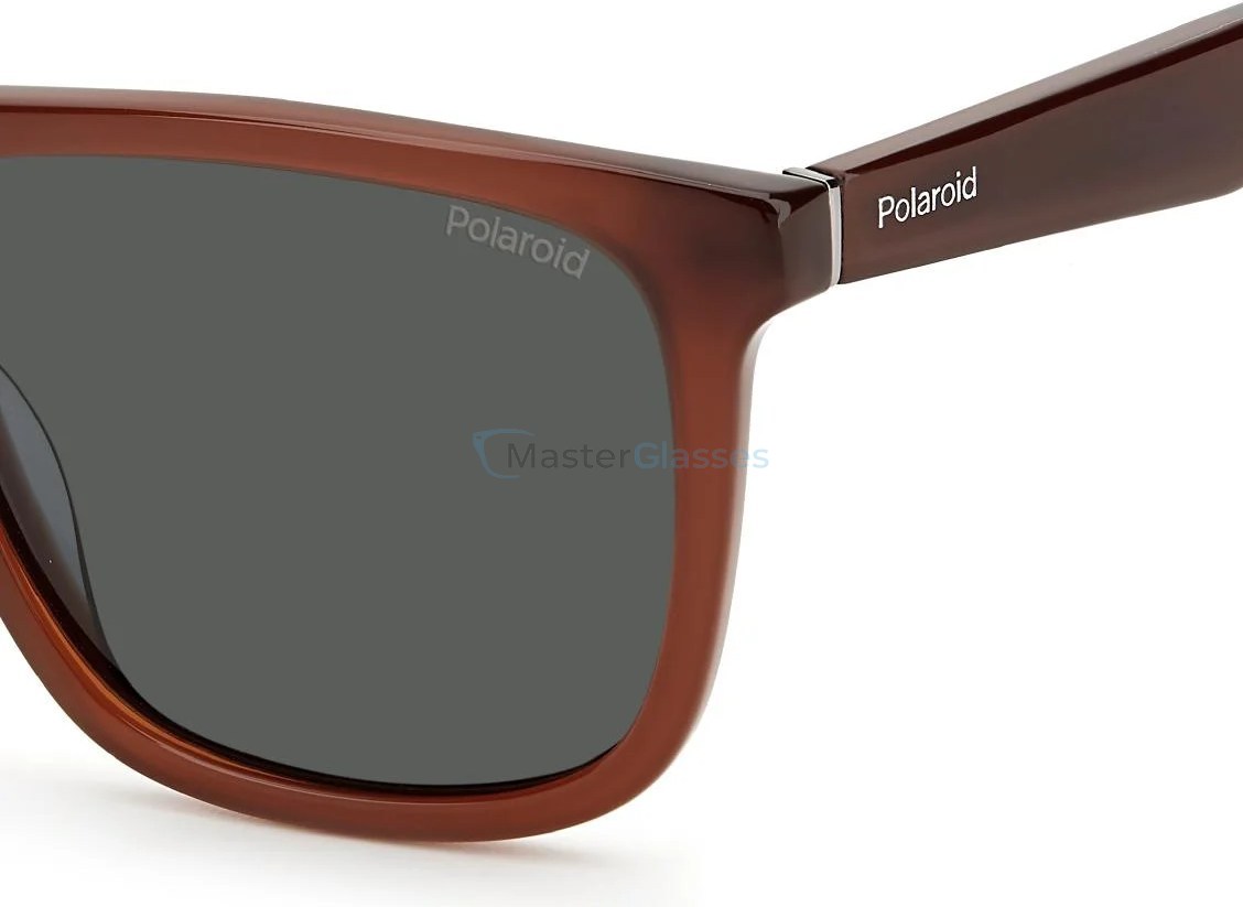   POLAROID PLD 2102/S/X 09Q,  BROWN, GREY PZ