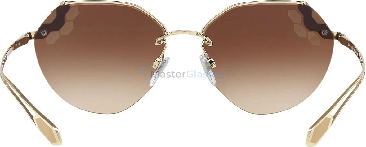 Солнцезащитные очки Bvlgari BV6099 203613 Matte Turtledove/pale Gold