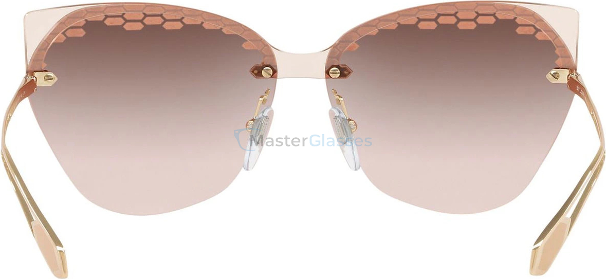 Солнцезащитные очки Bvlgari BV6107 20486F Pink Transparent